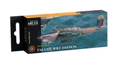 Набір емалевих фарб "FAA Early-WW2 Fighters", Arcus, 3013