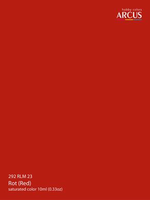 Краска Arcus A292 RLM23 Rot (Red), акриловая