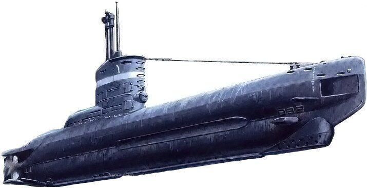 Німецький підводний човен U-Boat Type ХХІІІ, 1:144, ICM, S.004 (Збірна модель)
