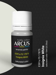 Краска Arcus E591 FS 17875 Insignia White, эмалевая