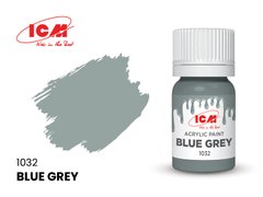 1032 Сине-серый, акриловая краска, ICM, 12 мл