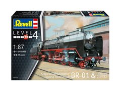 Локомотив BR-01, Express locomotive BR01 with tender 2'2' T32, 1:87, Revell, 02172