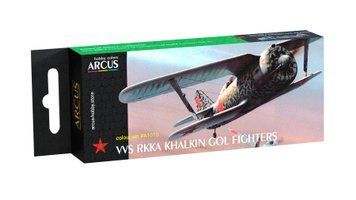 Набір акрилових фарб "VVS RKKA Khalkhin Gol Fighters", Arcus A1010