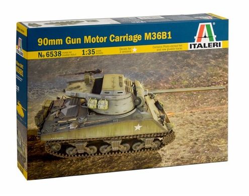 САУ M36Б1, 90mm Gun Motor Carriage M36B1, 1:35, ITALERI, 6538