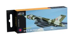 Набір емалевих фарб "RAF V-Bombers", Arcus, 3053