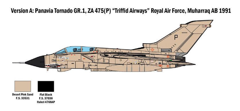 Истребитель Tornado GR.1/IDS, 1:48, Italeri, 2783 (Сборная модель)