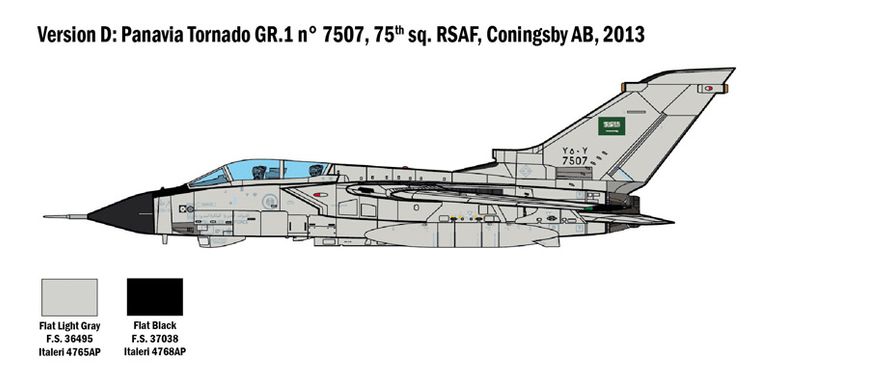 Винищувач Tornado GR.1/IDS, 1:48, Italeri, 2783 (Збірна модель)