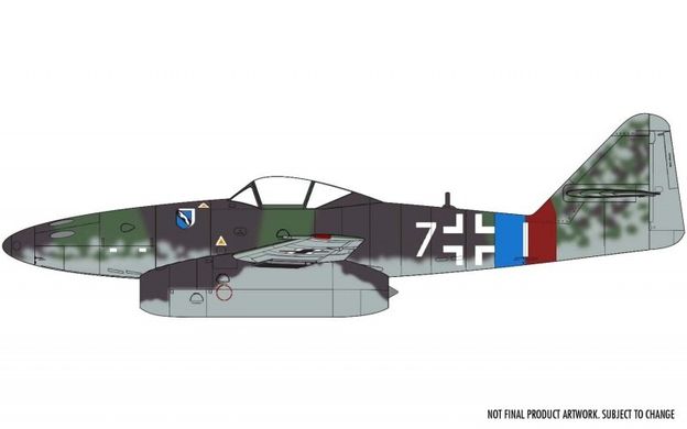 Истребитель Messerschmitt ME262A-2A, Airfix, 1:72, Airfix, A03090
