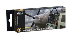 Набор эмалевых красок "RAF WW2 AIRCRAFT INTERIORS", Arcus, 3006