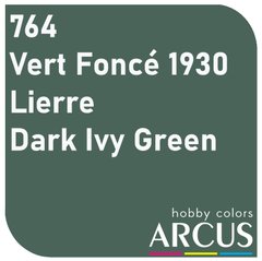 Краска Arcus 764 Vert Foncé 1930 (Lierre) (Dark Ivy Green), эмалевая
