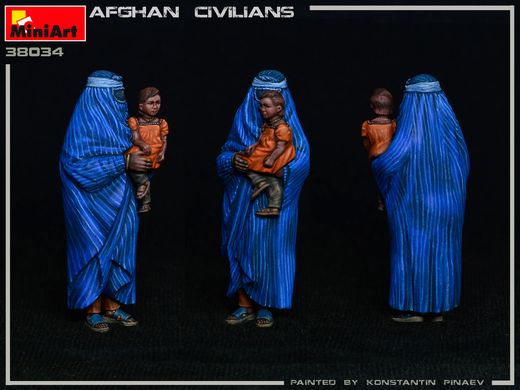 Афганские гражданские, сборные фигуры 1:35, MiniArt, 38034