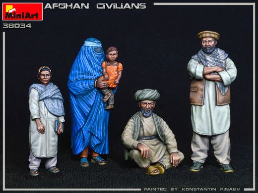 Афганские гражданские, сборные фигуры 1:35, MiniArt, 38034
