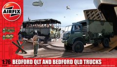 Военные грузовики Bedford QLT и Bedford QLD, 1:76, Airfix, A03306