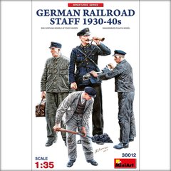 Немецкий Железнодорожный Персонал 1930-40-х годов, сборные фигуры, 1:35, MiniArt, 38034