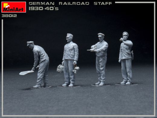 Німецький Залізничний Персонал 1930-40-х років, збірні фігури, 1:35, MiniArt, 38012