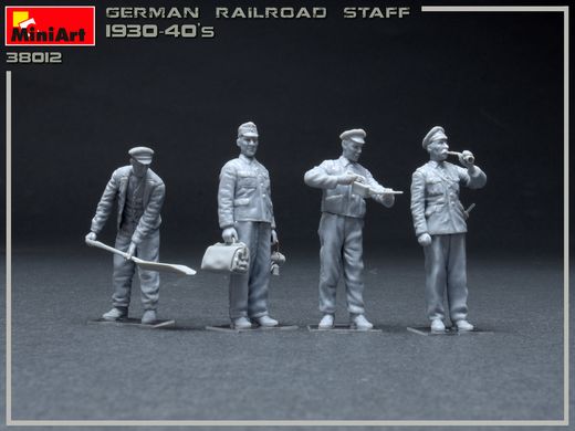 Немецкий Железнодорожный Персонал 1930-40-х годов, сборные фигуры, 1:35, MiniArt, 38012