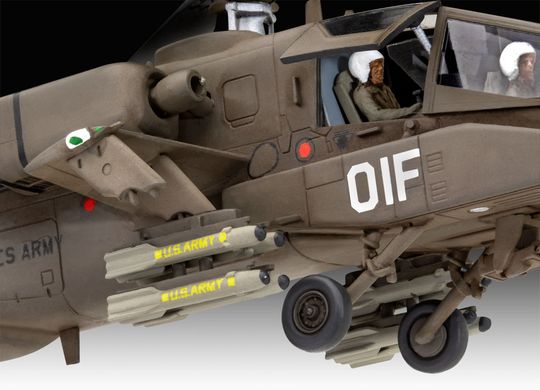 Гелікоптер AH-64A Apache, 1:72, Revell, 03824 (Збірна модель)