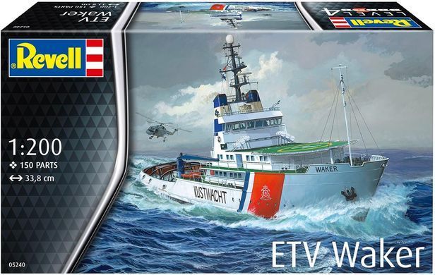 Сборная модель многоцелевое спасательное и буксирное судно "ETV Waker", 1:200, Revell, 05240
