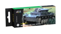 Набір акрилових фарб "Wehrmacht Fall Weiß", Arcus, А2099