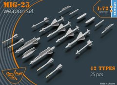 Авіаційне озброєння МіГ-23, 1:72, Clear Prop, CPW7201 (Збірна модель)