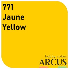 Фарба Arcus E771 Jaune (Yellow), 10 мл, емалева