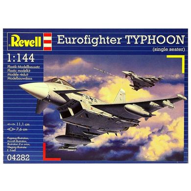 Многоцелевой истребитель Eurofighter TYPHOON, 1:144, Revell, 04282 (Сборная модель)
