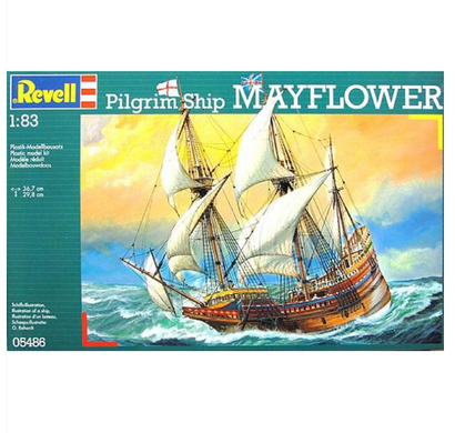 Английское торговое судно-галеон Mayflower 1:83, Revell, 05486