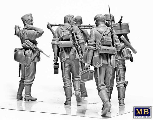 Спекотне літо 1941 р. Німецька піхота, період Другої світової війни, збірні фігури 1:35, Master Box, 35249
