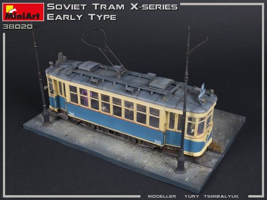 Советский Трамвай Серии-Х (Раннего Типа), 1:35, MiniArt, 38020