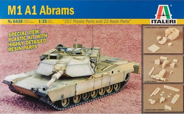 Танк Abrams M1 A1, 1:35, ITALERI, 6438