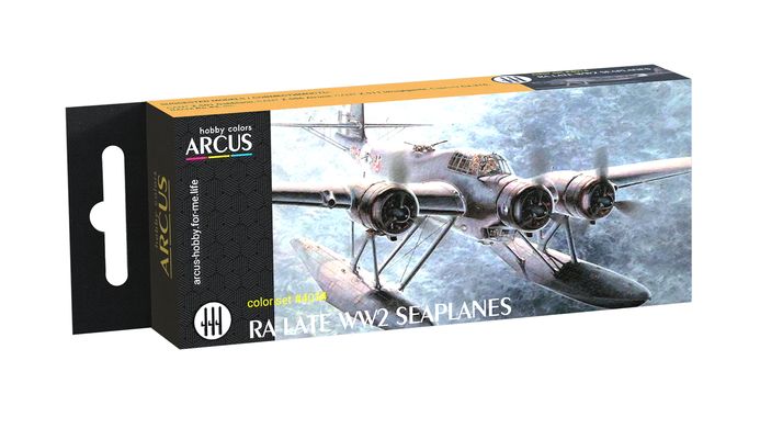 Набор эмалевых красок "RA Late WW2 Seaplanes", Arcus, 4014